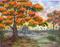 Art: Royal Poinciana Tree sold by Artist Ke Robinson