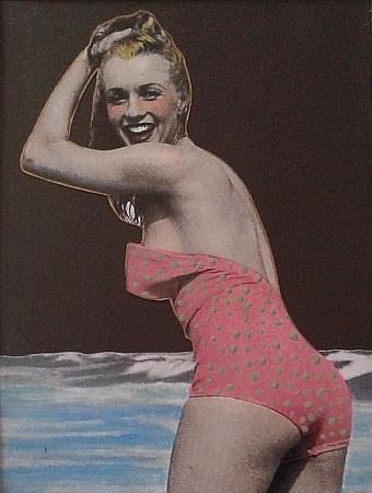Art: Mid Century Modern Swimsuit by Artist Sherry Key