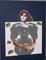 Art: No Place For a Lady ink blot collage by Artist Nancy Denommee   