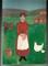 Art: Katy Finished Her Chores (SOLD) by Artist Fran Caldwell