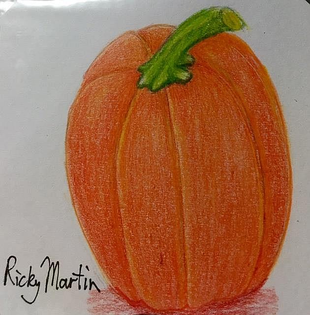 Art: Pumpkin by Artist Ulrike 'Ricky' Martin