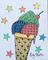 Art: Ice cream cone by Artist Ulrike 'Ricky' Martin