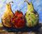 Art: Early Morning Pears for Christy by Artist Laurie Justus Pace