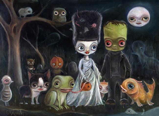 Art: The FrankenWibbles by Artist Vicky Knowles