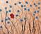 Art: Whitney's Forget Me Not's by Artist Rebecca M Ronesi-Gutierrez
