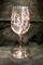 Art: Panswafster I Dragonfly Cherry Blossom White Wine Glass by Artist Rebecca M Ronesi-Gutierrez