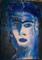Art: Frida in Blue SOLD by Artist Nancy Denommee   