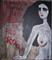 Art: Alone in the Red Red Red Red Red Room SOLD by Artist Nancy Denommee   
