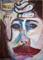 Art: Blazing Away homage to Marianne Faithfull by Artist Nancy Denommee   