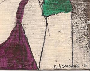 Detail Image for art The Burning Question SOLD