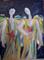 Art: angels hover overhead SOLD by Artist Nancy Denommee   