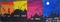 Art: Wires and Spires quatrotych SOLD by Artist Nancy Denommee   