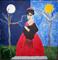 Art: Frida Under the Sun and Moon SOLD by Artist Nancy Denommee   