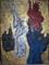 Art: Red White and Blue Ladies in Golden City glare SOLD by Artist Nancy Denommee   