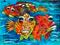 Art: Coral Reef Fish SOLD by Artist Ke Robinson