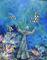 Art: Christ of the Deep  Abyss  24x30  by Artist Ke Robinson