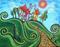Art: Happy Homes by Artist Juli Cady Ryan