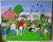 Art: The Fair (Sold) by Artist Fran Caldwell