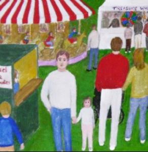 Detail Image for art The Fair (Sold)