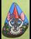 Art: Catty Gnome & Bird by Artist Melinda Dalke
