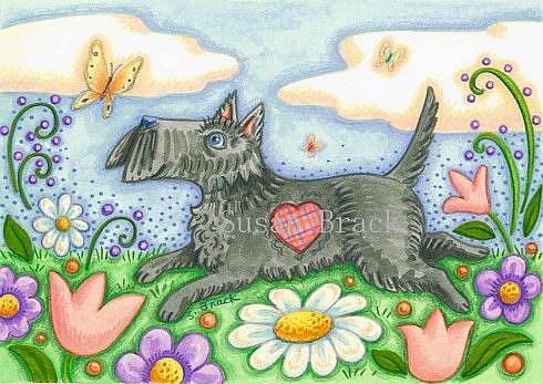 Art: BUTTERFLY CHASER by Artist Susan Brack