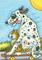 Art: DALMATIAN DASH by Artist Susan Brack