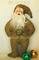 Art: PRIMITIVE Vintage Style BELSNICKLE Santa Doll figure by Artist Susan Brack