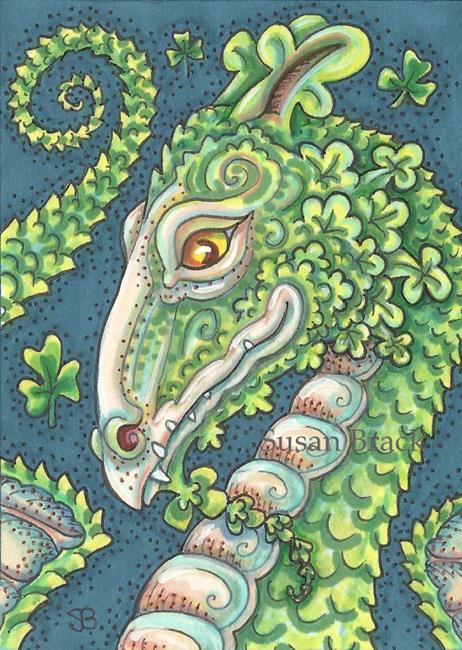 Art: SCALES OF IRELAND Dragon by Artist Susan Brack