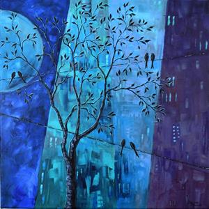 Detail Image for art Moonlit Serenade - Sold