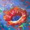 Art: Dancing under Sunbeams - Theory of the Poppy series (SOLD) by Artist Dana Marie
