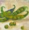 Art: Pea Pods by Artist Delilah Smith