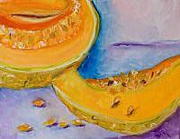 Art: Melon Slice No.2 by Artist Delilah Smith