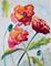 Art: Three Poppies-sold by Artist Delilah Smith