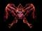 Art: Winged Demon by Artist christi lynn schwartzkopf