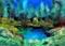 Art: Pond in Woods by Artist Deanne Flouton