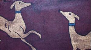 Detail Image for art Egyptian Hounds