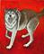 Art: Wolf by Artist Virginia Ann Zuelsdorf