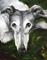 Art: Greyhound Eyes by Artist Laurie Justus Pace