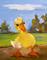 Art: Baby Duck by Artist Delilah Smith