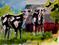 Art: Cows by Artist Delilah Smith