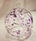 Art: Purple Dragonfly Ball Candle Holder by Artist Rebecca M Ronesi-Gutierrez
