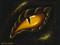 Art: Eye Of Gold Ember by Artist Elaina Wagner