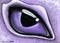 Art: Purple Baby Dragon Eye by Artist Elaina Wagner