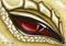 Art: Eye Of Gold Dust by Artist Elaina Wagner