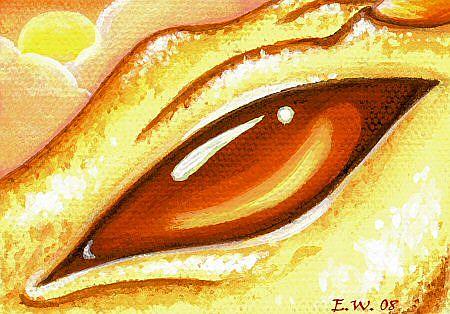 Dragon Eye Acrylic Painting 
