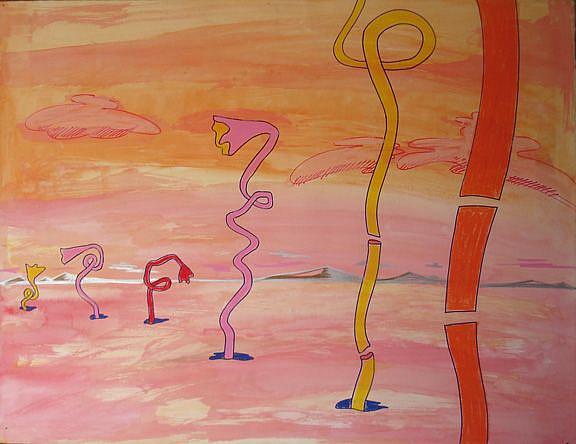 Art: Desert Fantasy II by Artist Muriel Areno
