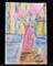 Art: Pink Flowers (sold) by Artist Dorothy Edwards