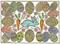 Art: ONE BUNNY AND LOTS OF EGGS by Artist Theodora Demetriades 