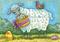Art: EGG HUNT - Sheep by Artist Susan Brack