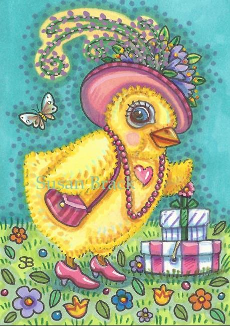 Art: DRESS UP Easter by Artist Susan Brack